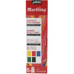 Pebeo Marmoreringsfarvesæt 6 × 20 ml