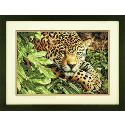 Dimensions Dimensions Gold Collection Counted Cross Stitch Kit 16"X11"-Leopard In Repose (14 Count)