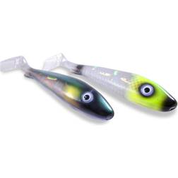 Svartzonker McRubber 21 cm Flash Series (2-pack) Lemon Head & Green Sunshine