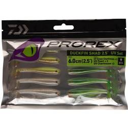 Daiwa Prorex Duckfin Shad 2,5" jiggsortiment 9st/pkt