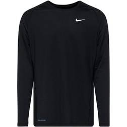 Nike Pro Warm Long Sleeve Top Men - Black/White