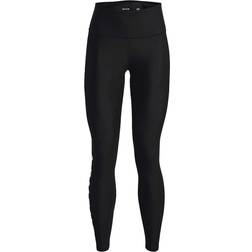 Under Armour HeatGear No-Slip Waistband Branded Full-Length Leggings Women - Black/White