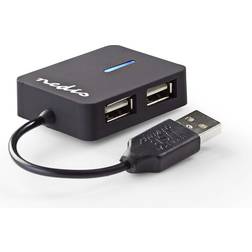 Nedis USB A-2xUSB A M-F 0.1m