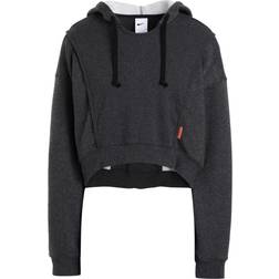 Nike Dri-FIT Fleece Cropped Training Hoodie Women - Black Heather