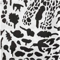 Iittala Oiva Toikka Collection Serviet 33x33 cm, Sort Cheetah