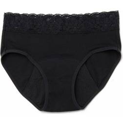 Platanomelón Kiwitas Lace Menstrual Panties - Black