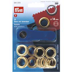 Prym Eyelets 14 mm Gold