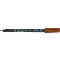 Staedtler Lumocolor permanent pen 318-7 brun