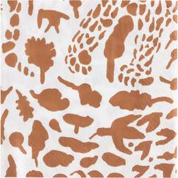 Iittala OTC Servietter 33x33 cm Cheetah Brun Str 33x33 cm Servietter hos Magasin Brun