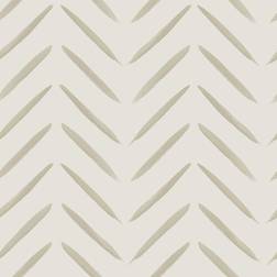 Holden Chevron Brush Marks Wallpaper Taupe 13041