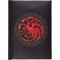 Game Of Thrones, Notesbog Med Lyseffekt Targaryen Multicolor