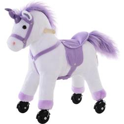 Homcom Ride on Walking Unicorn Horse