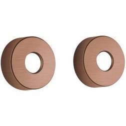 Damixa rosetter 3/4″ Ø75 mm børstet kobber