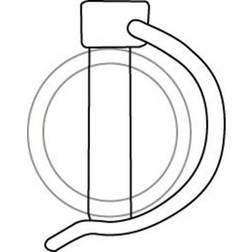 Rørsplit galvaniseret 10×60mm