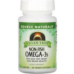 Source Naturals Vegan True Omega-3s 300 mg 30 Vegan Softgels