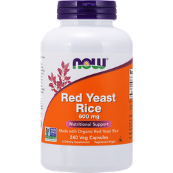 Now Foods Red Yeast Rice 600mg 240 stk