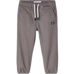 Name It Straight Let Twill Joggers - Thunderstorm (13197357)