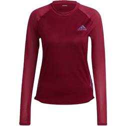 adidas Parley Adizero Long Sleeve T-shirt Women - Legacy Burgundy