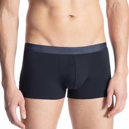 Calida Clean Line Boxer Brief with Elastic Waistband - Dark Saphire