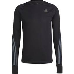 adidas Run Icon Full Reflective 3 Stripes T-shirt Men - Black