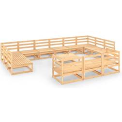 vidaXL 3076234 Loungesæt, 1 borde inkl. 13 sofaer