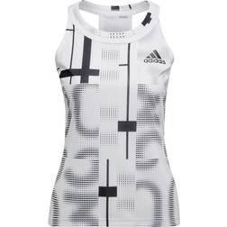 adidas Club Tennis Graphic Tank Top Women - White/Black