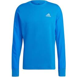 Adidas Fast Reflective Crew Sweatshirt Men - Blue Rush/Reflective Silver