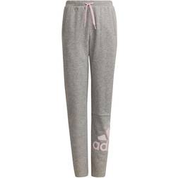 Adidas Essentials French Terry Joggers Kids - Medium Grey Heather/Clear Pink