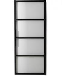 Habo Square Skydedør Klart glas (90x213.3cm)