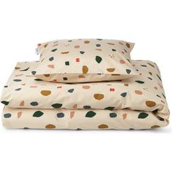 Liewood Ingeborg Bed Linen Junior Geometric Foggy Mix 100x140cm