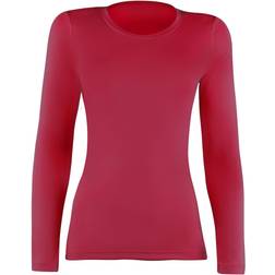 Rhino Sports Long Sleeve Baselayer Women - Red