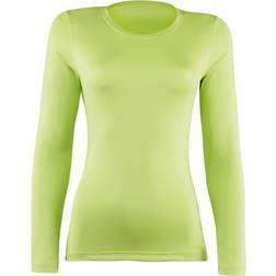 Rhino Sports Long Sleeve Baselayer Women - Lime