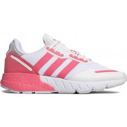 Adidas Junior ZX 1K Boost - Footwear White/Hazy Rose/Halo Silver