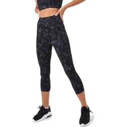 USA Pro High Rise Capri Cropped Leggings Women - Blck Wing Print