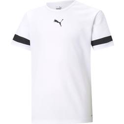 Puma Mixte Enfant TeamRISE Jersey Jr - Blanc