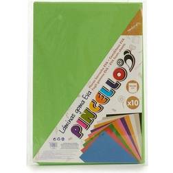 Pincello Papir Grøn Eva Gummi 10 (30 x 2 x 20 cm) (10 Dele)