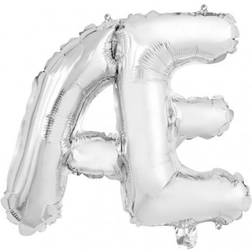 Globos Folie ballon BOGSTAVER SØLV, 41 cm Æ