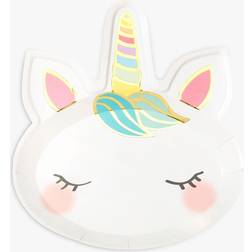Talking Tables 8 Assiettes Licorne Pastel