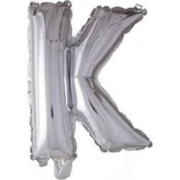 Globos Folie ballon BOGSTAVER SØLV, 41 cm K