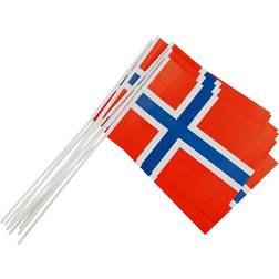 Creotime Drapeaux Battus Norvège 20 x 25 cm 10 pièces
