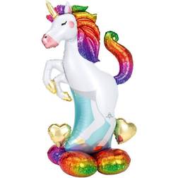 Amscan Ballon Aluminium Figurine Licorne 83x139cm Multicolore