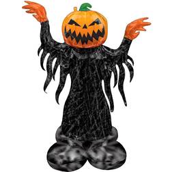 Amscan Anagram 4305111 Halloween Pumpkin Head Ghost Airloonz Air-Filled Foil Balloon 46"