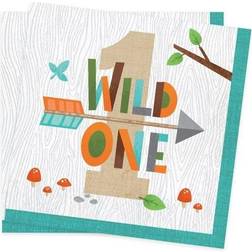 Lautasliinat Metsäneläimet Wild One 16kpl