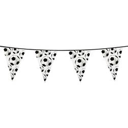 Boland Triangular Football Soccer Plastic Bunting 6m Long Childrens Boys Birthday Party Decoration