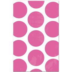 Amscan papirsposer prikker 10 stk 11,3 x 17,7 cm sølv White, Pink