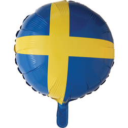 Svensk flag Folieballon 18"