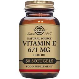 Solgar Vitamin E 671mg (1000IU) 50 Softgels