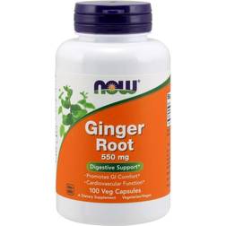 Now Foods GINGER ROOT 550 mg 100 stk