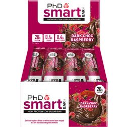 PhD SMART BAR 12 x 64 g -Dark Chocolate Raspberry 1 stk