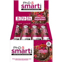 PhD SMART BAR 12 x 64 g -Dark Chocolate Raspberry